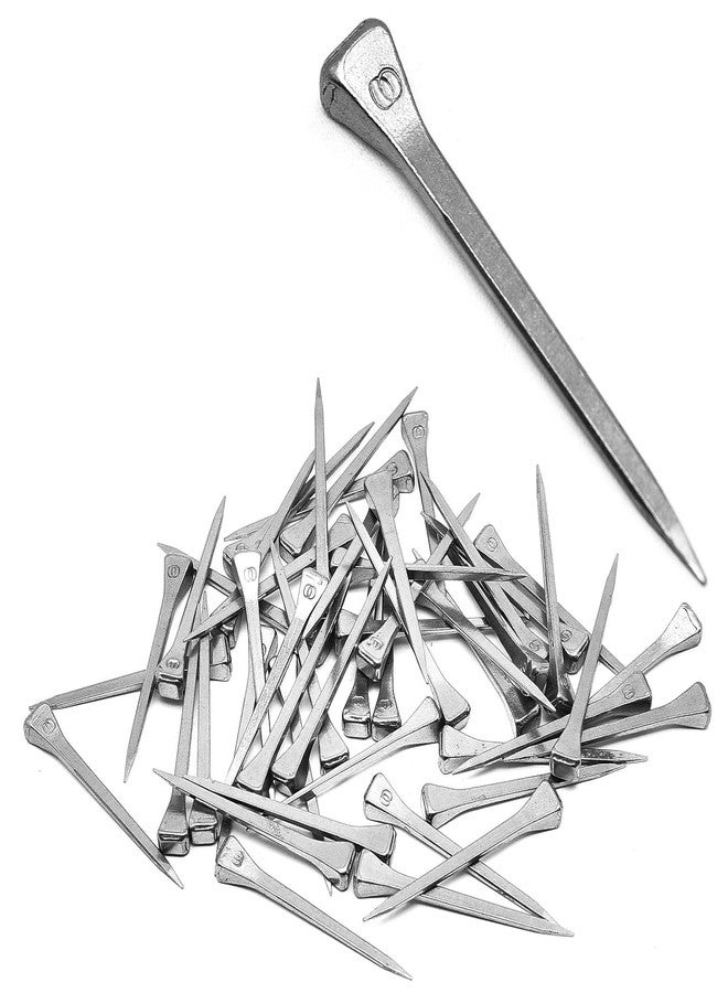 Surf turtle E5 Horseshoe Nails 50 Pcs 2 Inches Low Carbon Steel Horse Hoof Nails Horse Training Supplies Tool for Securing Firmly - Image 1